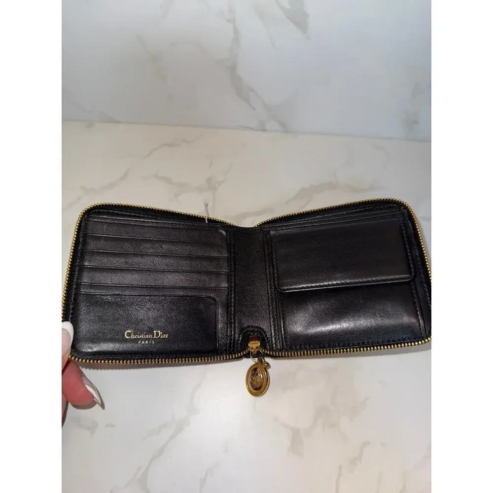 Dior Black Leather Wallet